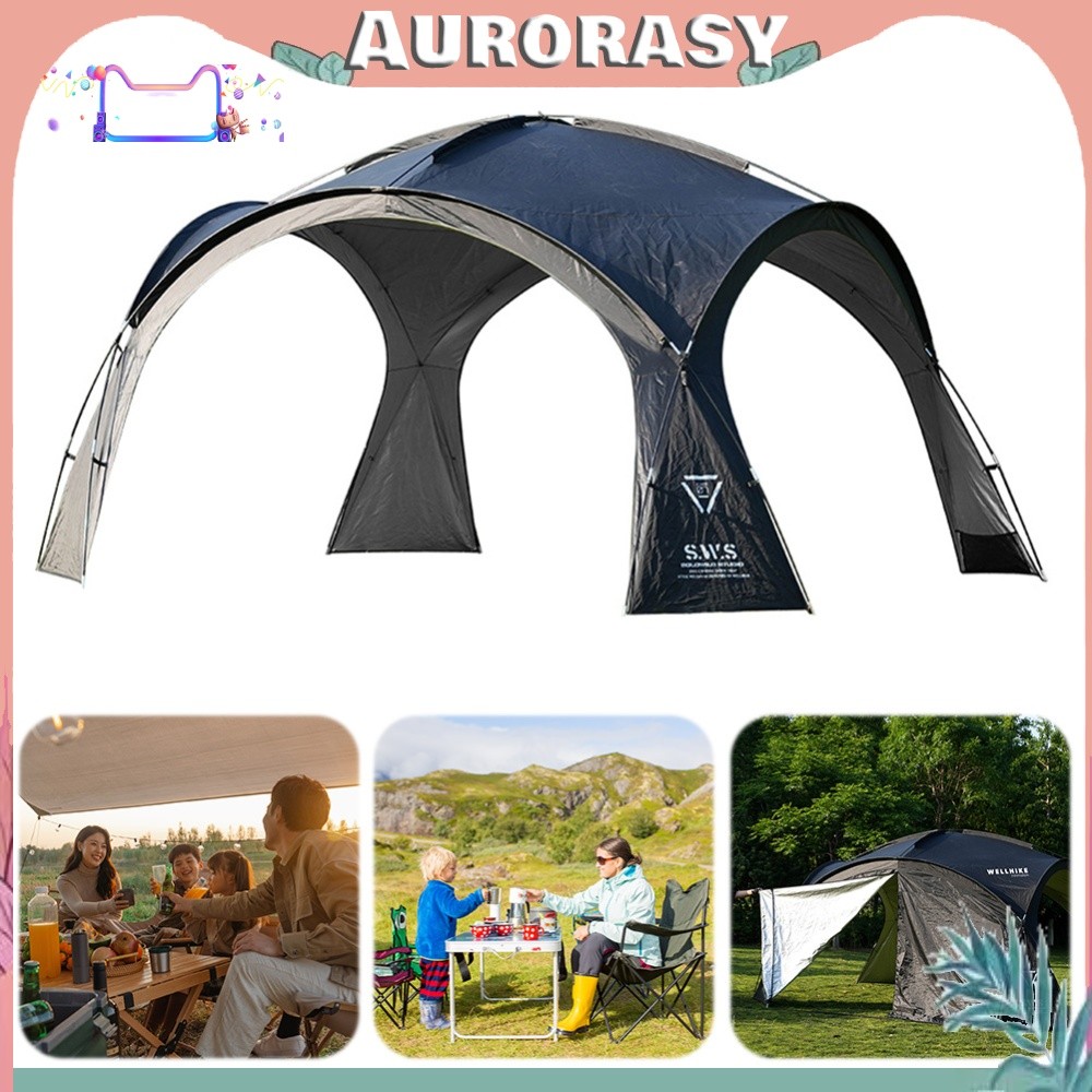 ❤หลังคาโดมขนาดใหญ่ Camping Shelter PU3000MM ผ้า Oxford เคลือบเงินกันน้ํา 8+