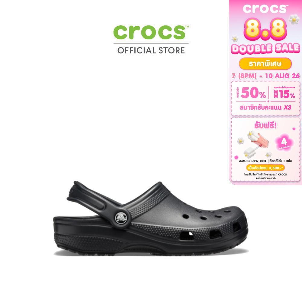 CROCS รองเท้าลำลองผู้ใหญ่ CLASSIC CLOG รุ่น 10001001 - BLACK