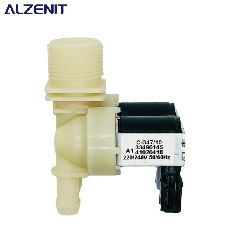 1pcs ใหม่ไฟฟ้า Water Inlet Solenoid วาล์วสําหรับ CANDY เครื่องซักผ้า 41018989 41020418 ชิ้นส่วนเครื่