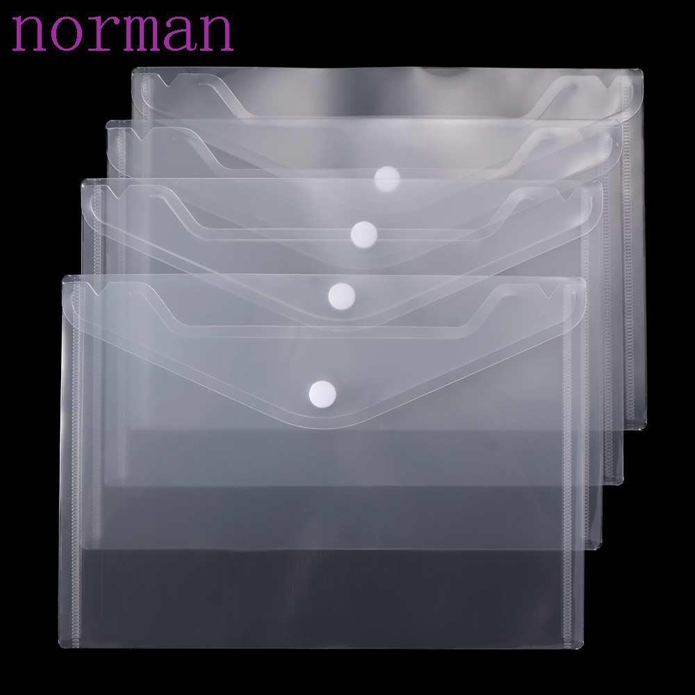NORMAN File Bag A5/A4 Wallet Folders Envelope Bag ปุ่มพลาสติก A5/A4