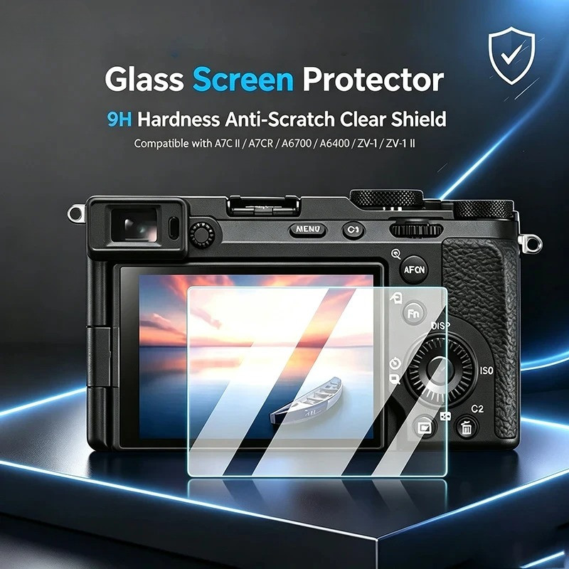 SONY ﻿ 1/2/3PCSกระจกนิรภัยป้องกันหน้าจอสําหรับSony A7IV A7III A7CII A7V A7RIV A7RV A7SIII A7C A1 A1 