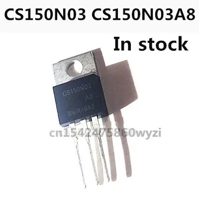 2PCS/ CS150N03 CS150N03A8 150A30V TO-220 จุดใหม่เอี่ยม คุณภาพสูง