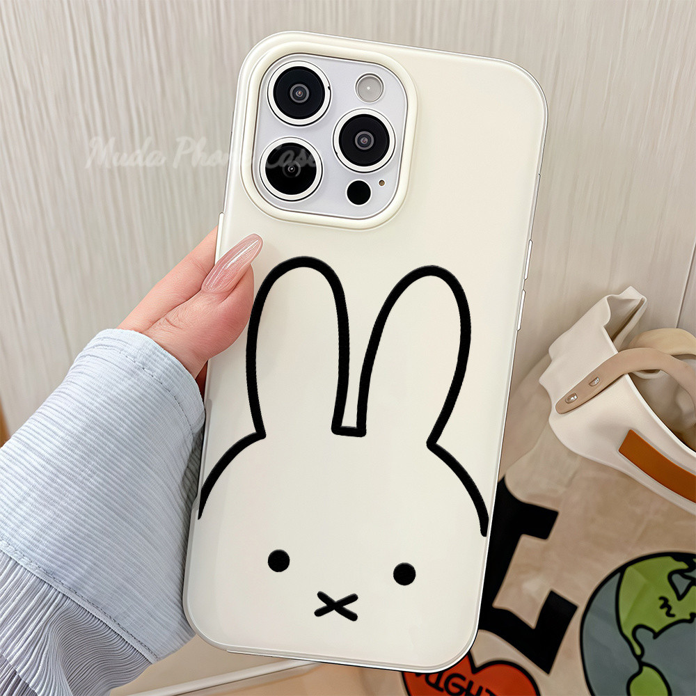 🌸Muda🌸cute rabbit เคสสําหรับไอโฟน case for IPHONE 17 16 11 12 13 14 15PRO MAX 7Plus XS/XR XSMax ส่งจ