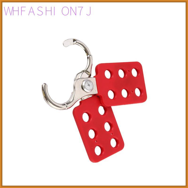 [whfashion7j] Safety Hasp W/ PE เคลือบ 6 กุญแจ 1/1.5 Jaw