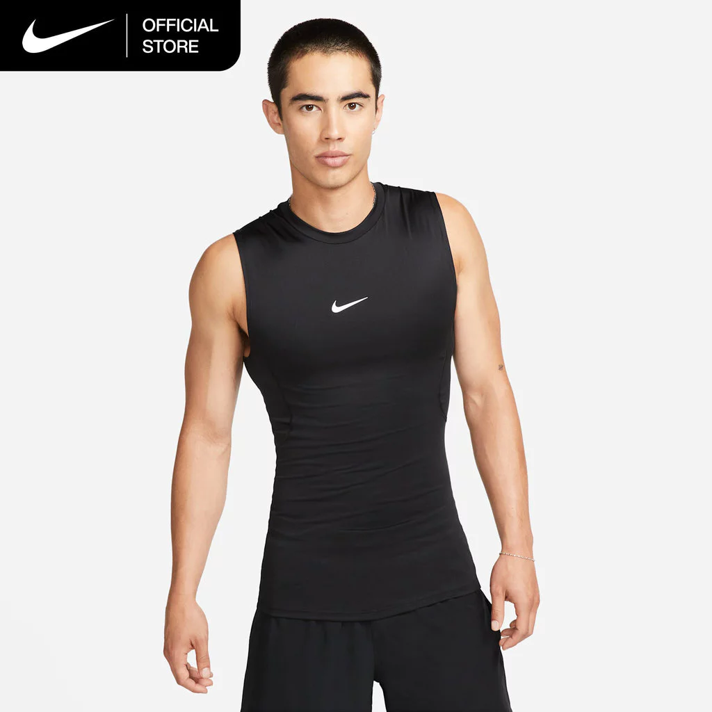 Nike Dri-FIT Men's Pro Tight Sleeveless Fitness Top - Black [FB7915-010]