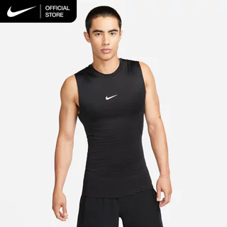 Nike Dri-FIT Men's Pro Tight Sleeveless Fitness Top - Black [FB7915-010]