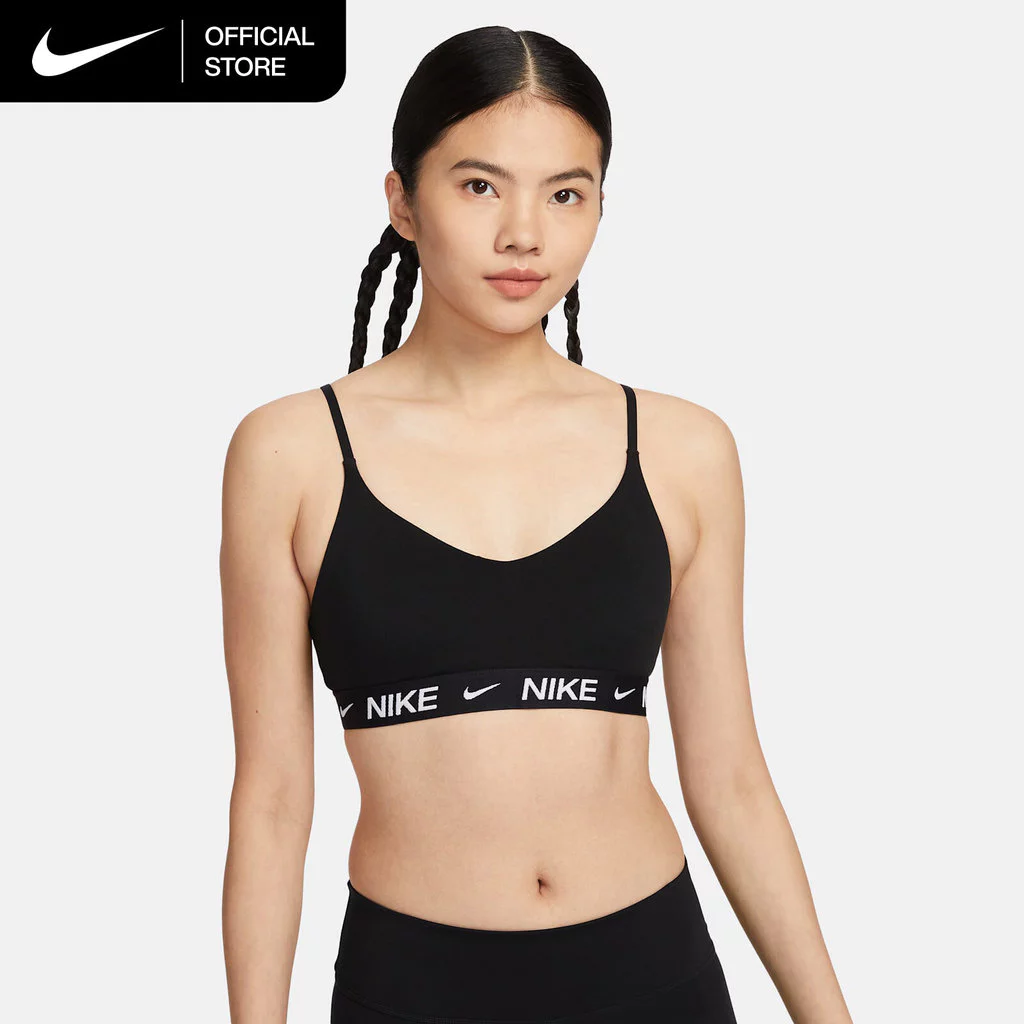 Nike Women's Indy Light Support Padded Adjustable Sports Bra - Black [FD1063-011]
