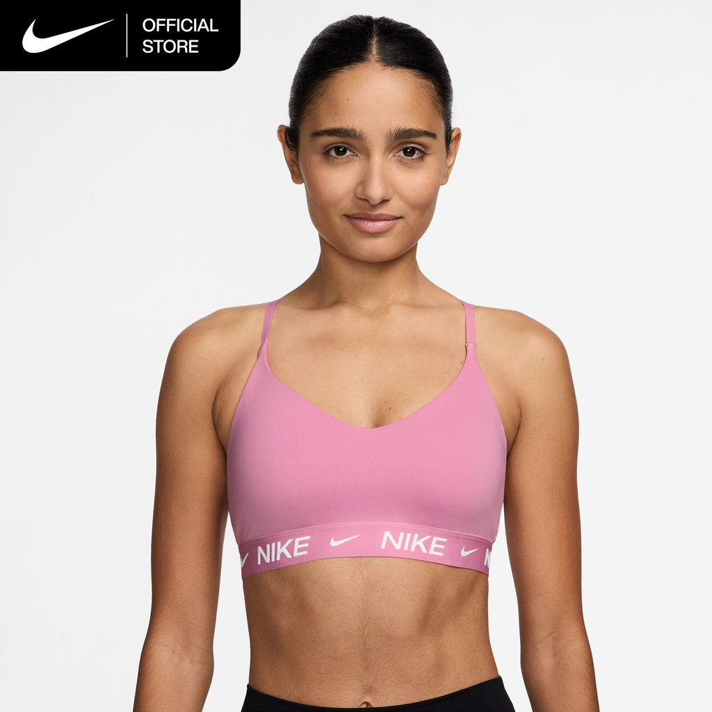 Nike Women's Indy Light Support Padded Adjustable Sports Bra - Pink Rise [FD1063-621]