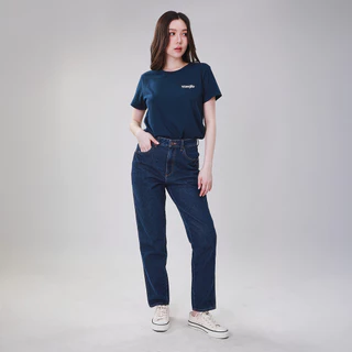WRANGLER เสื้อยืดแขนสั้นผู้หญิง รุ่น WR SC26WTSSC14 สีกรมท่า