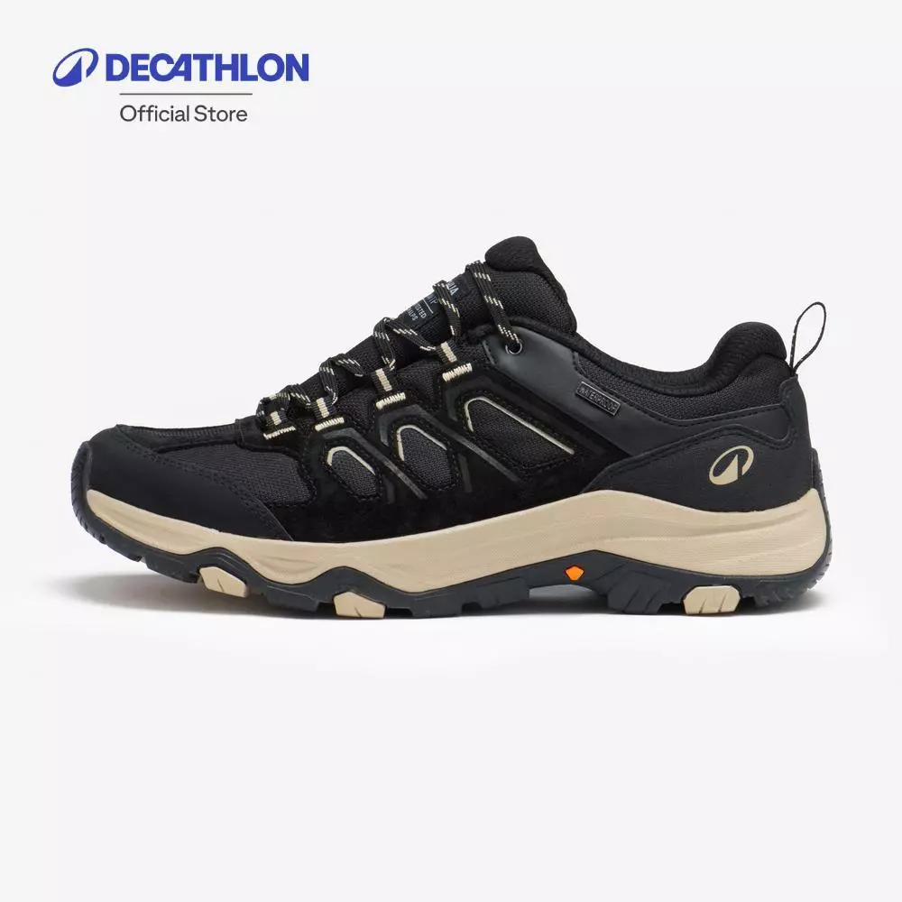 Decathlon Men’S Low-Rise Waterproof Hiking Boots Mh500 รองเท้าบูทเดินป่าข้อต่ำกันน้ำสำหรับผู้ชาย รุ่น Mh500 - Black