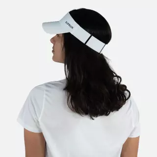 Decathlon Adult Running Visor หมวกไวเซอร์/หมวกเปิดศีรษะใส่วิ่งสำหรับผู้ใหญ่ รุ่น Kiprun V2 - White