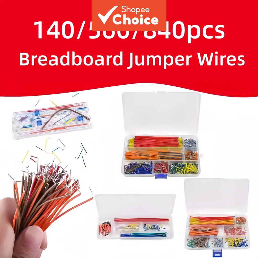 อิเล็กทรอนิกส์จัมเปอร์ลวดชุด 560PCS Solderless Breadboard จัมเปอร์สายไฟ U รูปร่าง Breadboard สายไฟชุดสําหรับ Pcb ขนมปัง Board