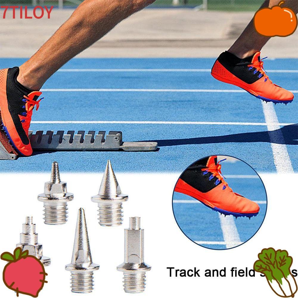 7TILOYSHOP 16 ชิ้นรองเท้า Studs, Sprinting Track Field Shoes Spikes, Cross Country Steel Field Track