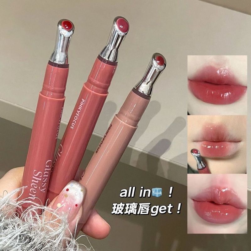Iron Lip Gloss Mirror Ice Transparent Lip Water Gloss Toot Moisturizing Essence Moisturizing Honey I