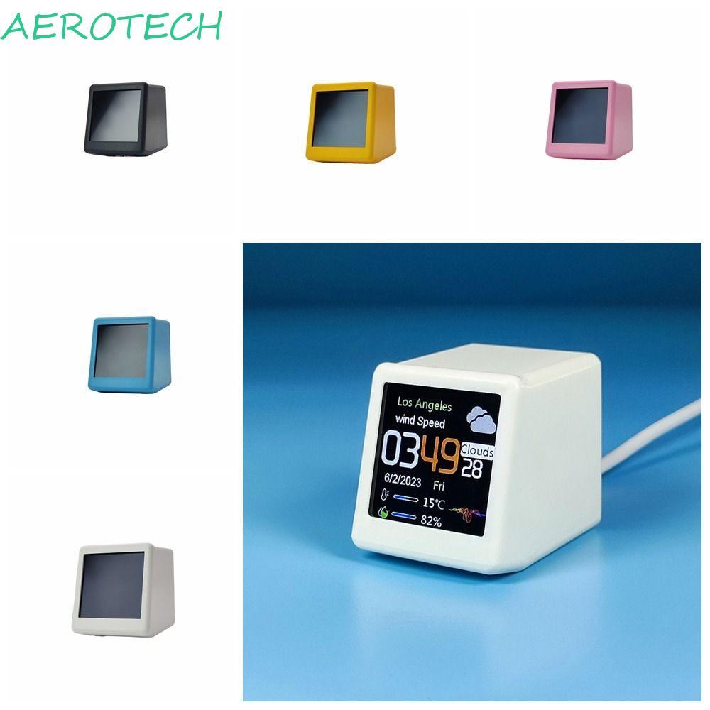AEROTECH นาฬิกาตั้งโต๊ะ WiFi, LCD Digital Electronic Temperature Clock, Small English Version WiFi S