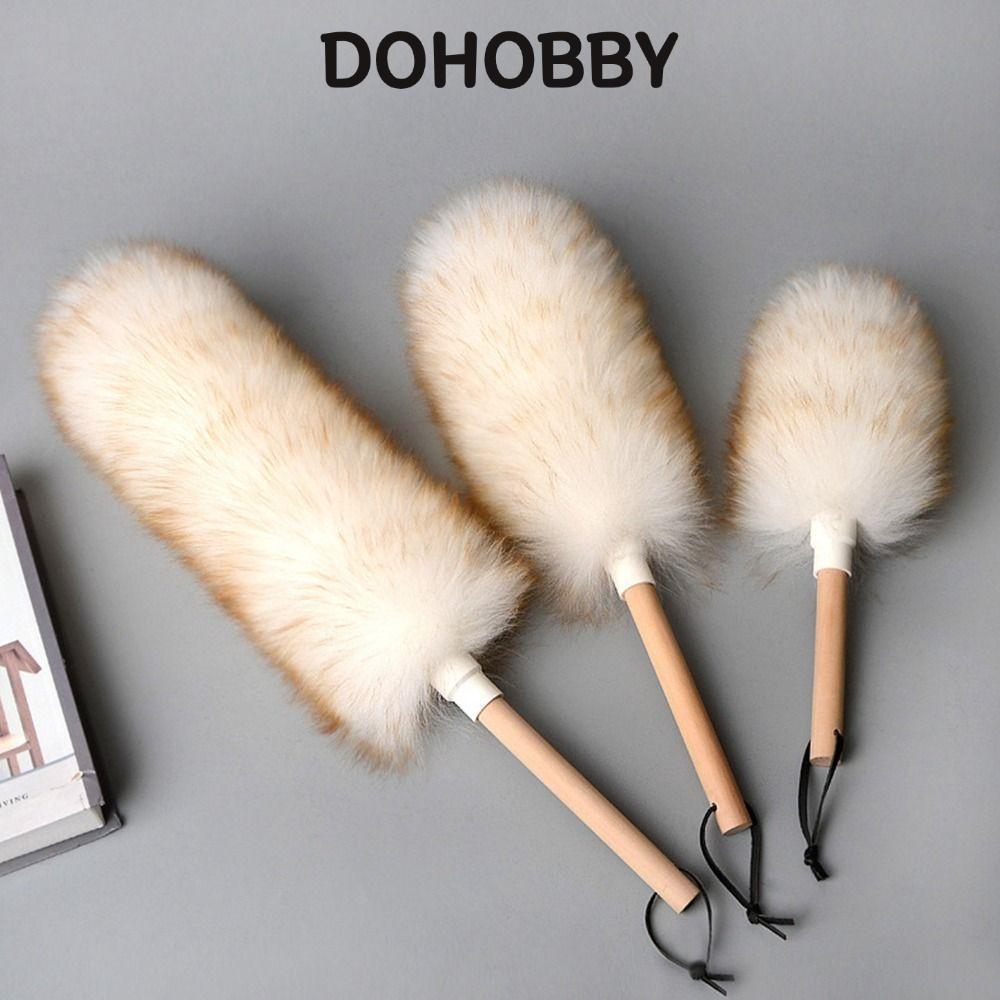 DOHOBBY โดโฮบบี้ ไม้ปัดฝุ่นขนสัตว์ทําความสะอาดในครัวเรือนทําความสะอาดรถยนต์ล้างทําความสะอาดได้กวาดฝุ่น