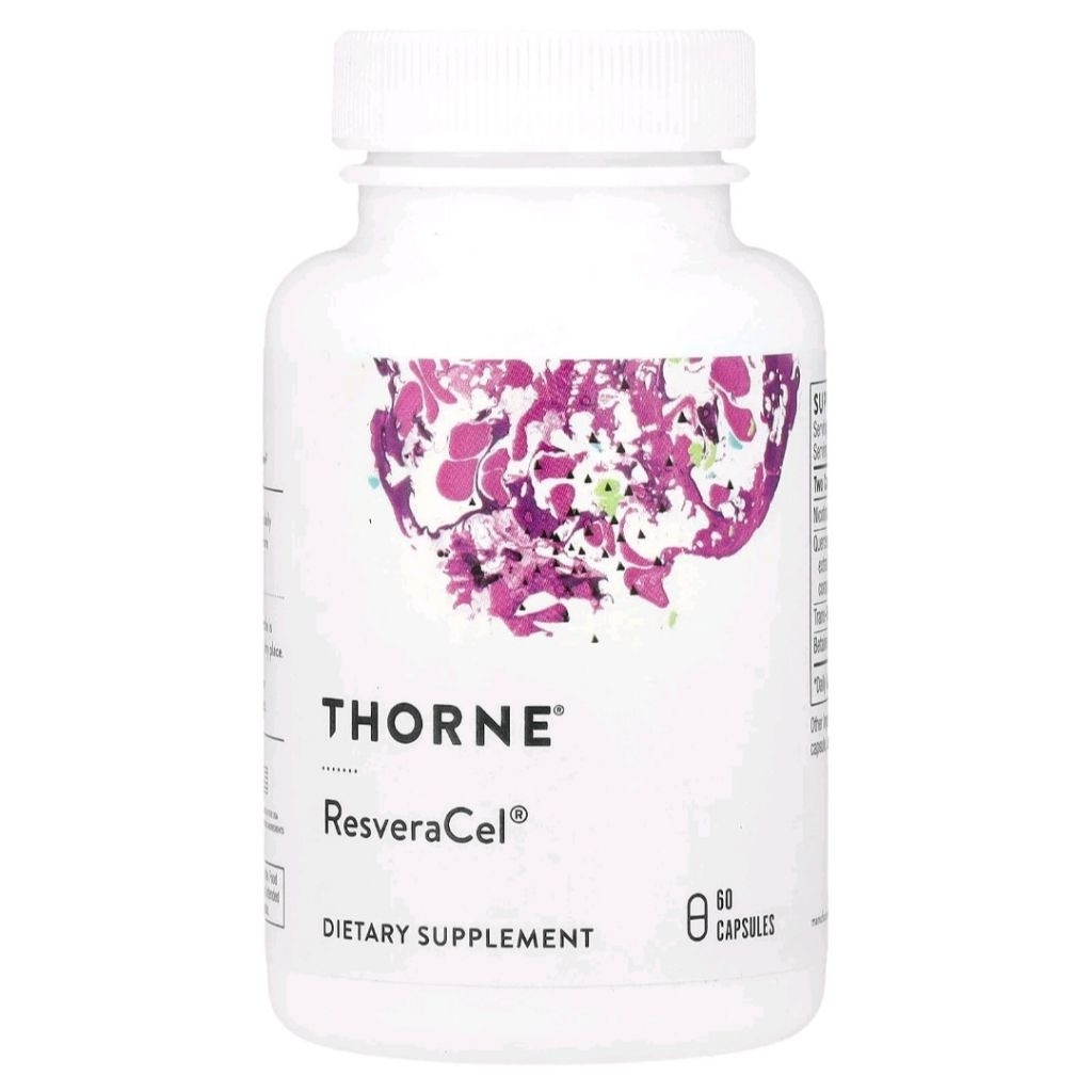 ResveraCel Resveratrol Complex by THORNE 60ct, Antioxidant & Aging Care Formula
