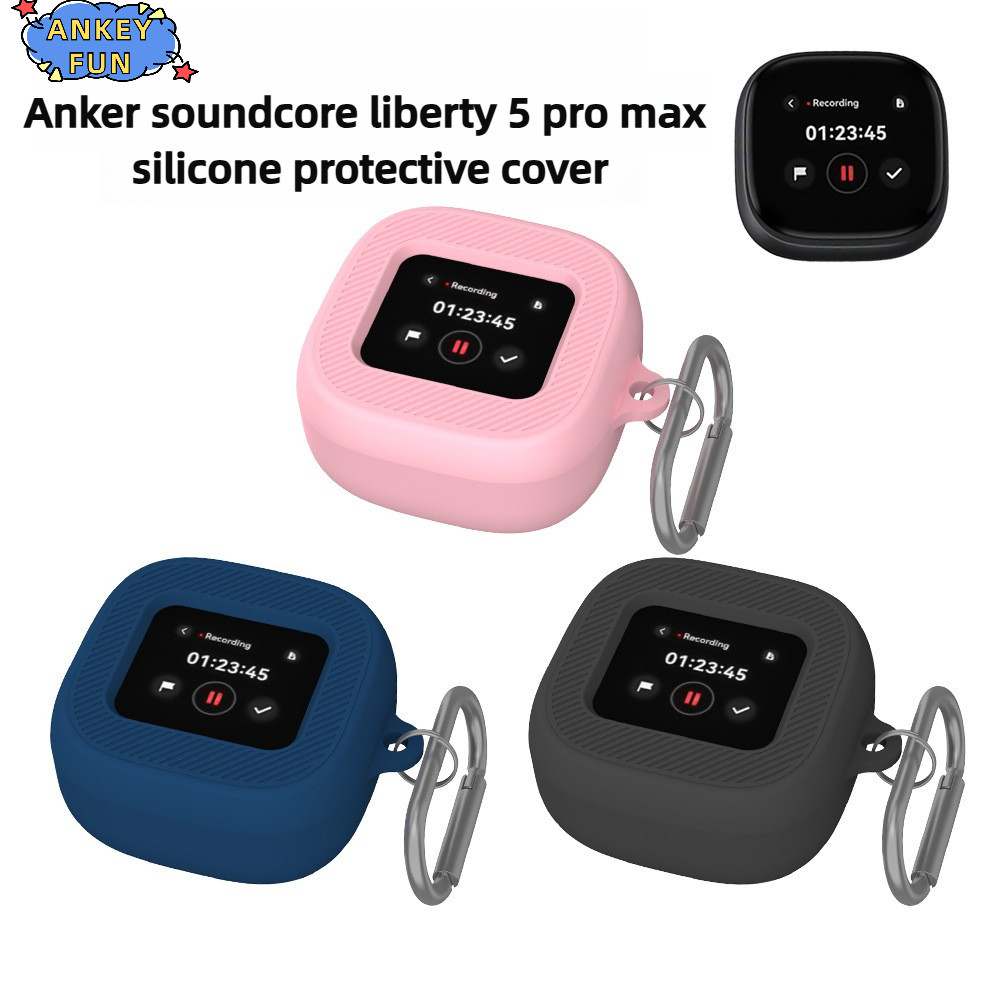 Compatible with Anker Soundcore Liberty 5 Pro Max Earbuds Silicone Case High Quality
