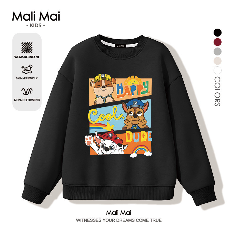 เสื้อยืดแขนยาวสำหรับเด็กผู้หญิง ทรงหลวม ใส่สบาย PAW Patrol ลายน่ารัก ใหม่ (ส่งเร็ว จัดส่งจากไทย)