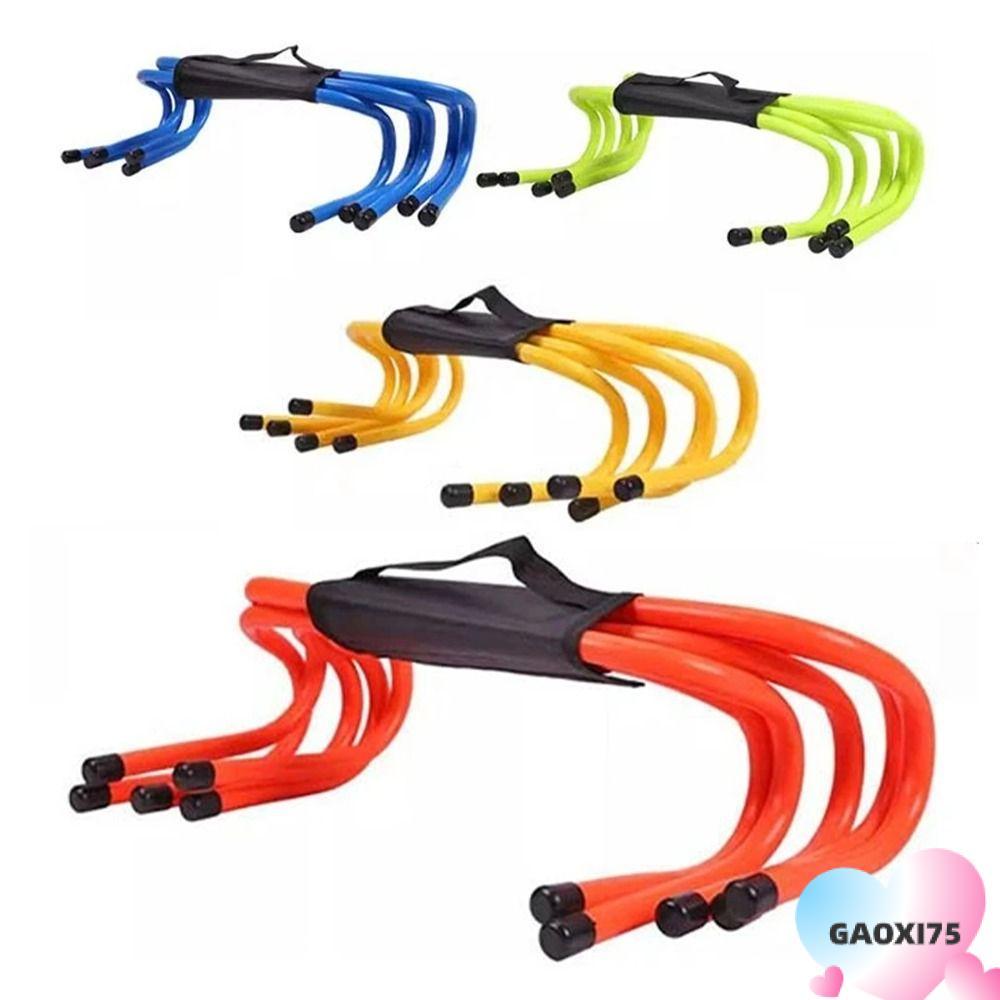 GAOXI75 Hurdle Ladder, 15/23 ซม.ฟุตบอลแบบพกพาHurdle,ความเร็วความคล่องตัวอุปกรณ์การฝึกอบรมกลางแจ้งปรั