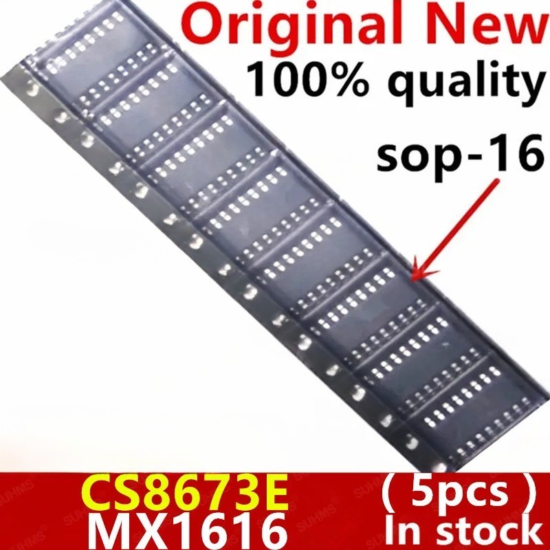 (5 ชิ้น) 100% ใหม่ CS8673E MX1616 sop-16 ชิปเซ็ต