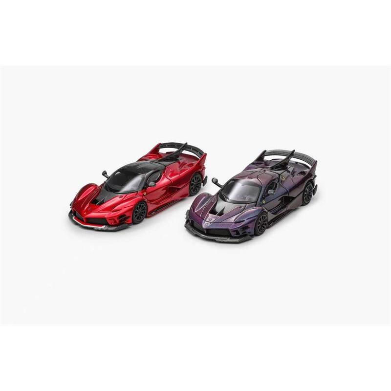 ของเล่นตัวน้อย 1:64 FXX-K EVO Red/Magic Purple limited999 รถโมเดลDiecast