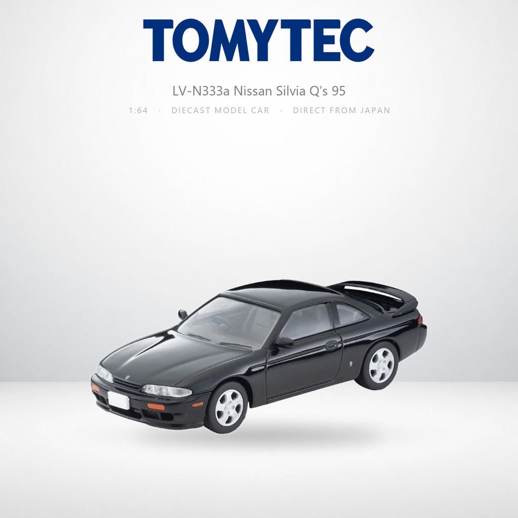 โมเดลรถเหล็ก TOMYTEC 1/64 LV-N333a Nissan Silvia Q’s 95 332817 | ของแท้จากญี่ปุ่น Direct From Japan