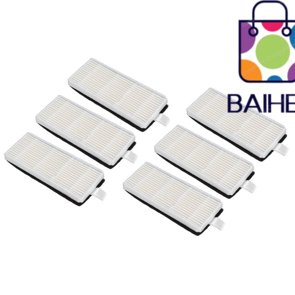 BAIHEE 6PCS เครื่องดูดฝุ่นกรอง,ง่ายเปลี่ยนกรองหน้าจอ Sweeper Filter Replacement,ABSฟองน้ําสี่เหลี่ยม