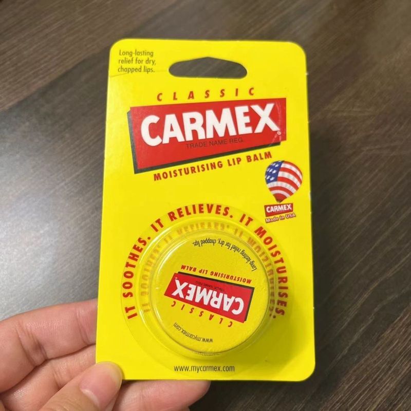 American Carmex Little Mitty Lipstick Lip Balm Moisturizing Lip Cream 7.5g Package Carmex Qq26.8.19