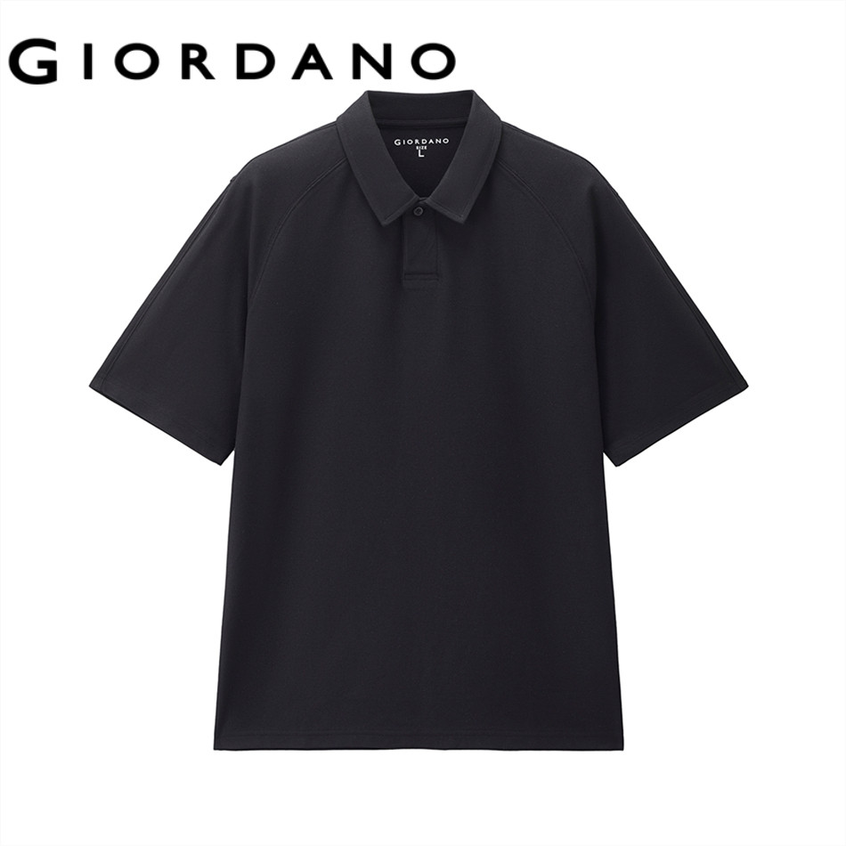 GIORDANO قميص بولو رجالي قطن بارد — صورة 4
