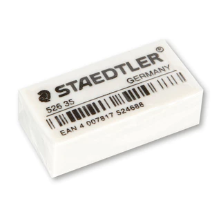 STAEDTLER ยางลบดินสอ รุ่น 52635 สีขาว (แพ็ค 5 ก้อน)