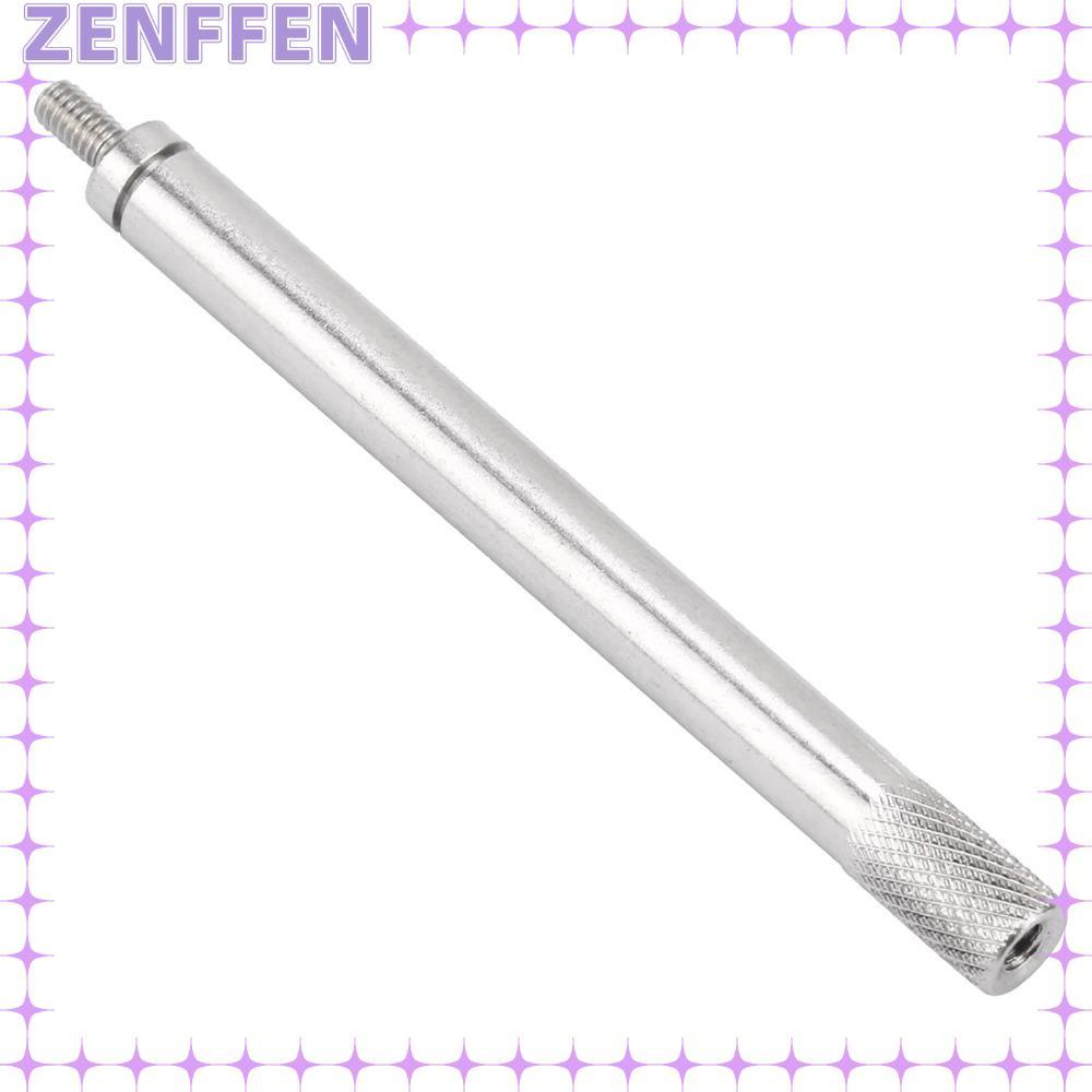 ZENFFEN Dial Indicator Extension Rod, Flat Contact Point M2.5 Thread Dial Gauge Contact Point, Edge 