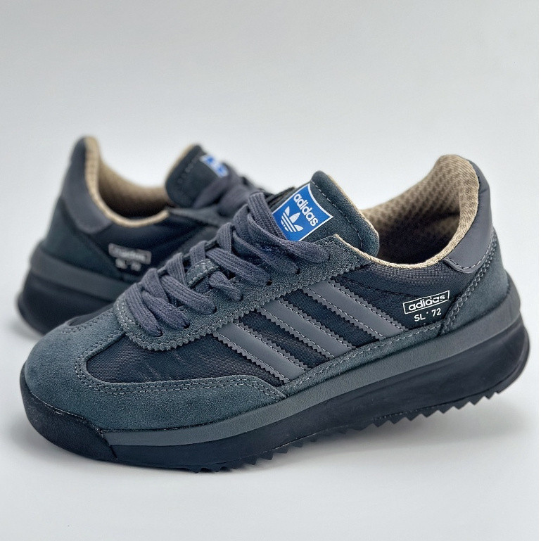 สไตล์ใหม่ SL 72 RS Casual Anti-Slip Wear-Resistant Low-Top รองเท้าผ้าใบ/สีดํา 5JUQ ZA5P