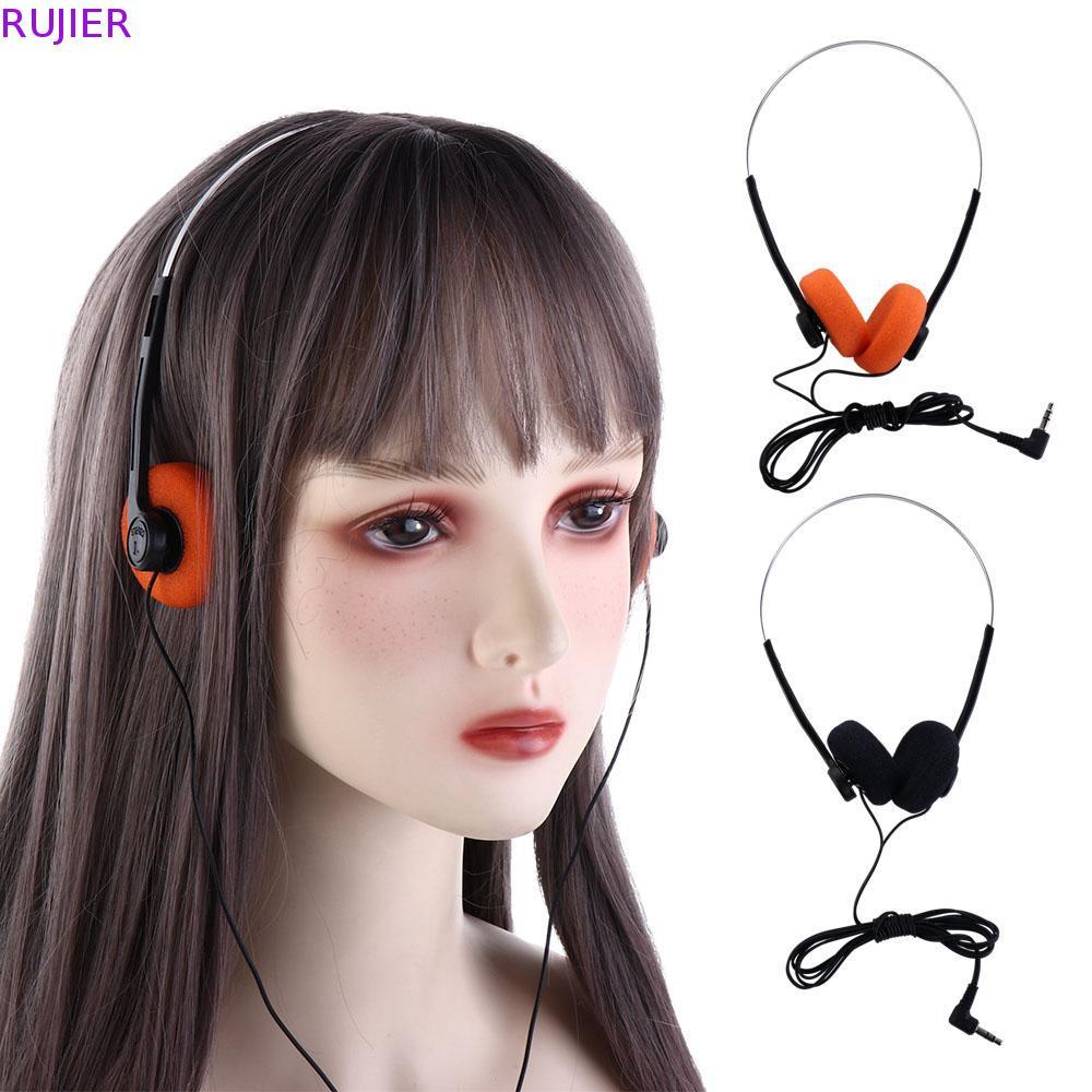 RUJIER Underwire Headphone, Over Ear Vintage Retro Feelings Headphone, Fashion Wired 3.5mm 80s 90s S