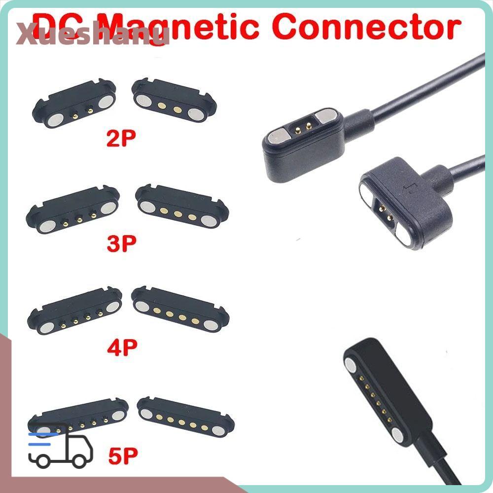 XUESEEE DC Magnetic Pogo Pin Connector, 2A กันน้ํา Pogopin Magnetic Connector, 2Pin 3Pin 4Pin 5Pin H
