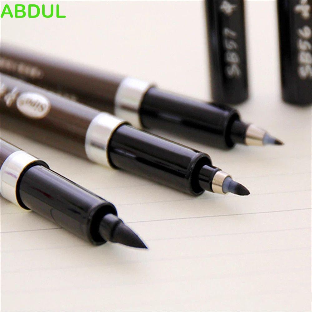 ABDUL Nib Brush Pen Stationery School Supplies Words Hair Brush Pen Art Drawing Marker Pen