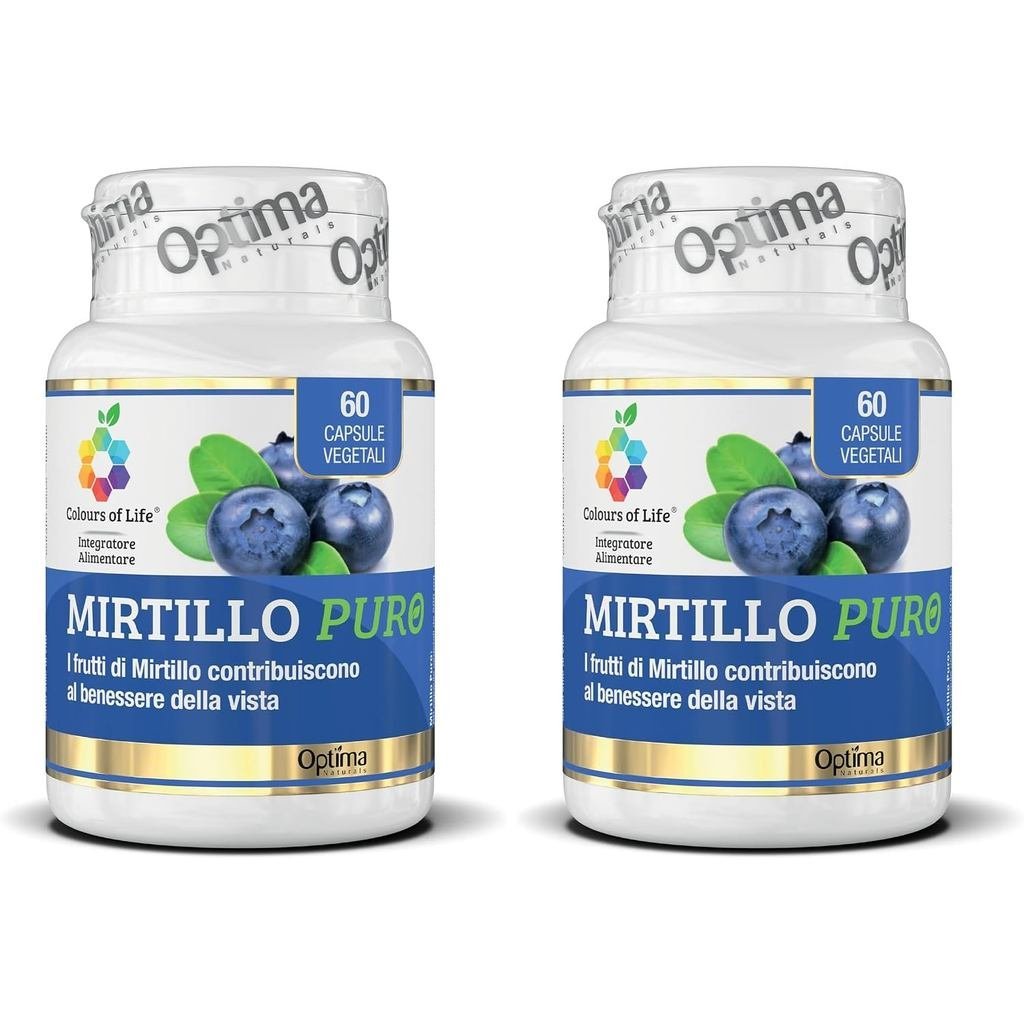 Life Color Pure Blueberry-Black Blueberry Extract อาหารเสริม, Rich in Anthocyanins-Improving Microci