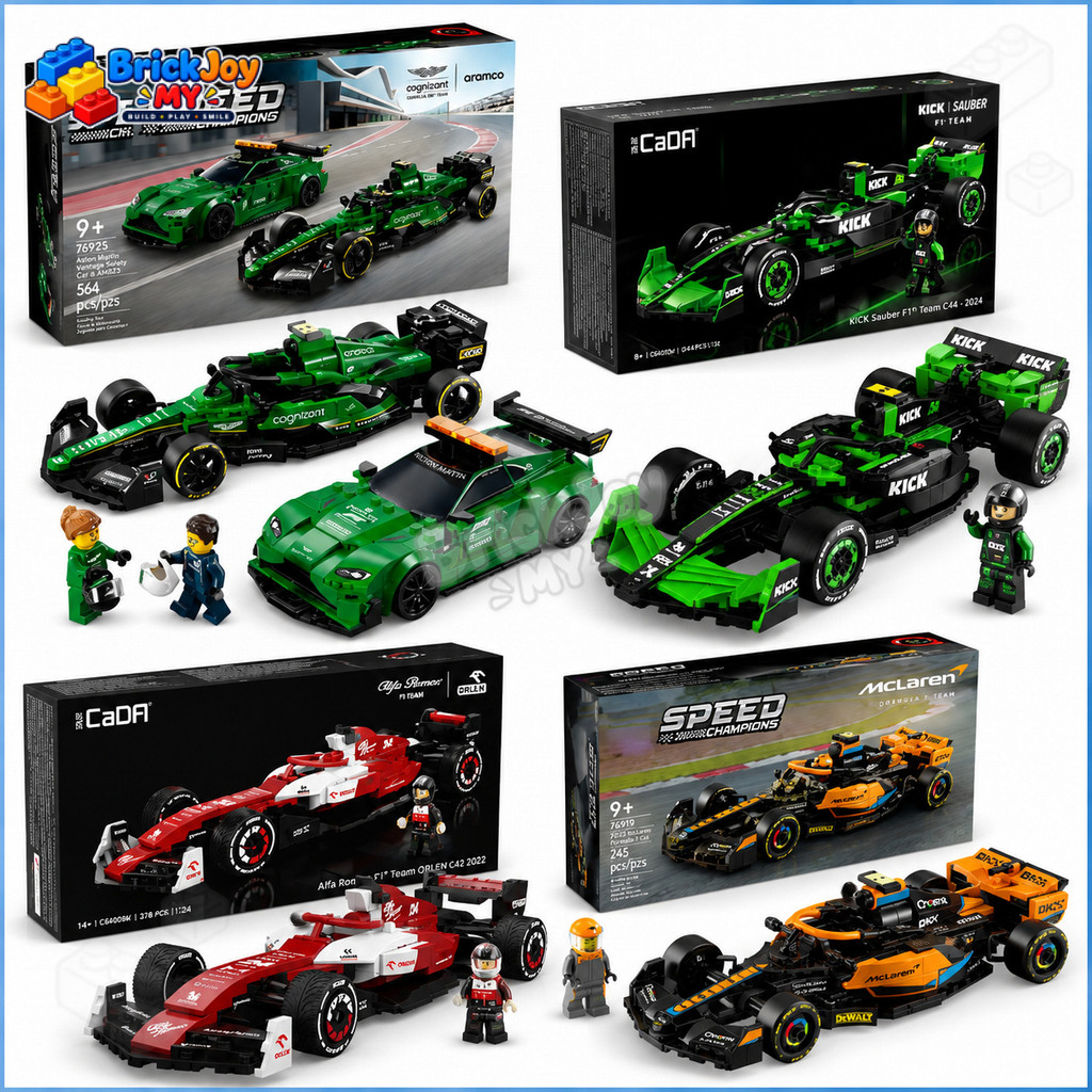 2024 KICK Sauber F1 C44 รถแข่งอาคารบล็อกรุ่น AE86 FD3S RX7 JDM กีฬารถประกอบของเล่นของขวัญสะสมสําหรับ