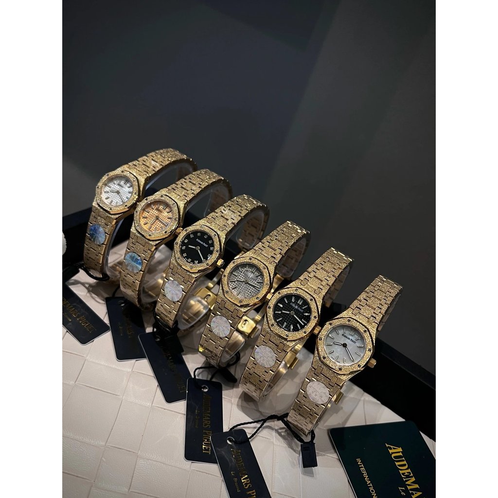 Aibi Mini Royal Oak ️ 23mm Womens Watch Cream Metal Craftsmanship