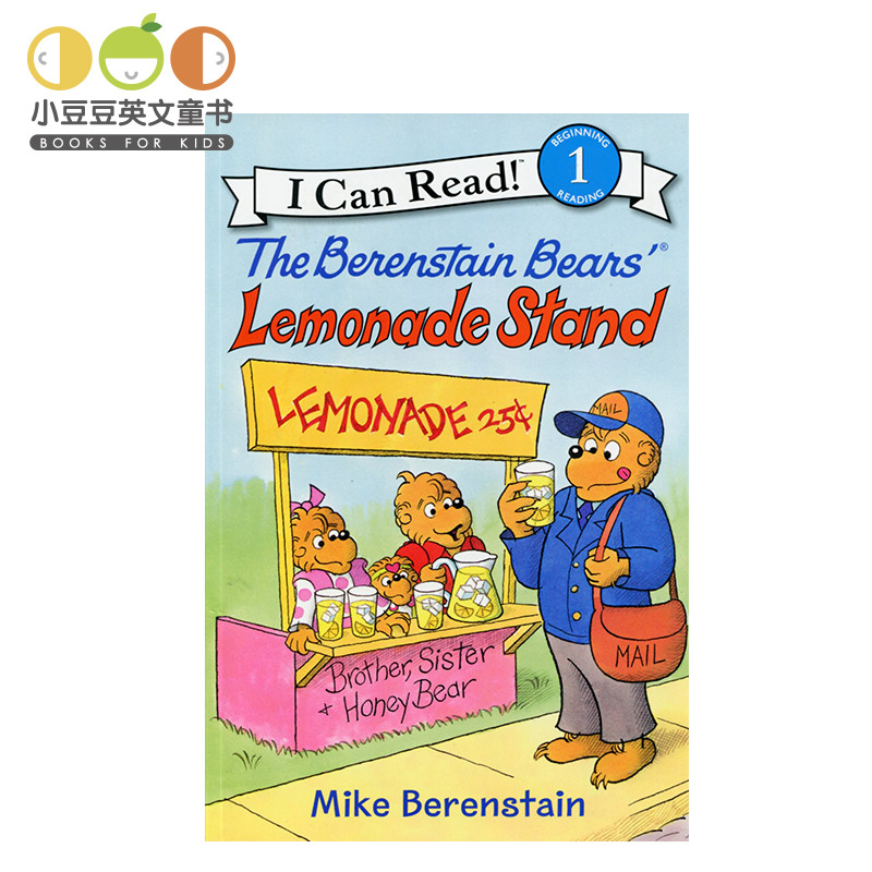 英文原版本The Berenstain Bears Lemonade Stand Reading Kit 1lechchchchchildrenare语书 ผู้อ่านฉบับอ่านอ่านหมา