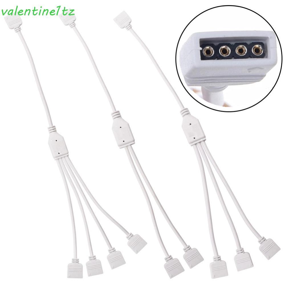 YOGIC 4Pin RGB Splitter สีขาว LED Strip อุปกรณ์เสริม LED Strip อะแดปเตอร์ LED Strip Connector สําหรั