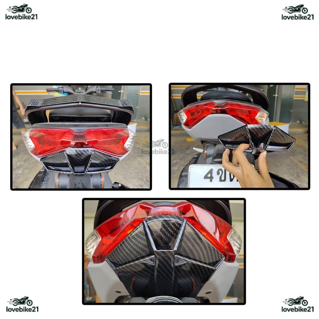 สินค้าพร้อมส่ง🚚ฝาครอบ ตัวปิดท้าย เคฟล่า สำหรับ Yamaha Nmax155 ปี 2020-2022 อะไหล่แต่ง Nmax (0389)
