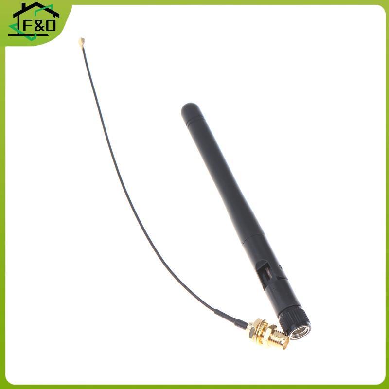 F&O 2.4GHz 3dBi WiFi RP SMA เสาอากาศชายพร้อมสาย Pigtail สําหรับเราเตอร์ช่วงขยายเครือข่ายภายในบ้าน