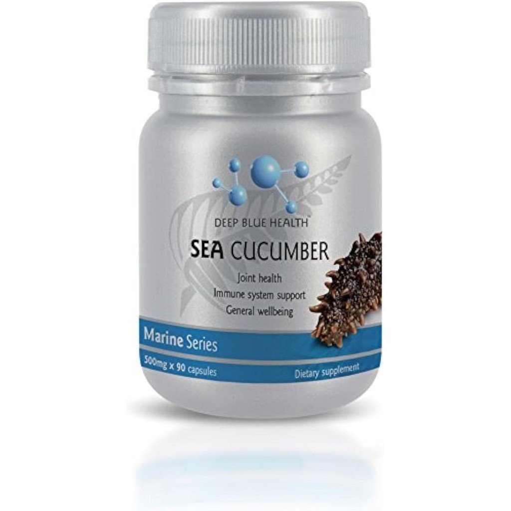 Dark Blue Healthy New Zealand Sea Cucumber Capsules 90 แคปซูล BAWC CK00