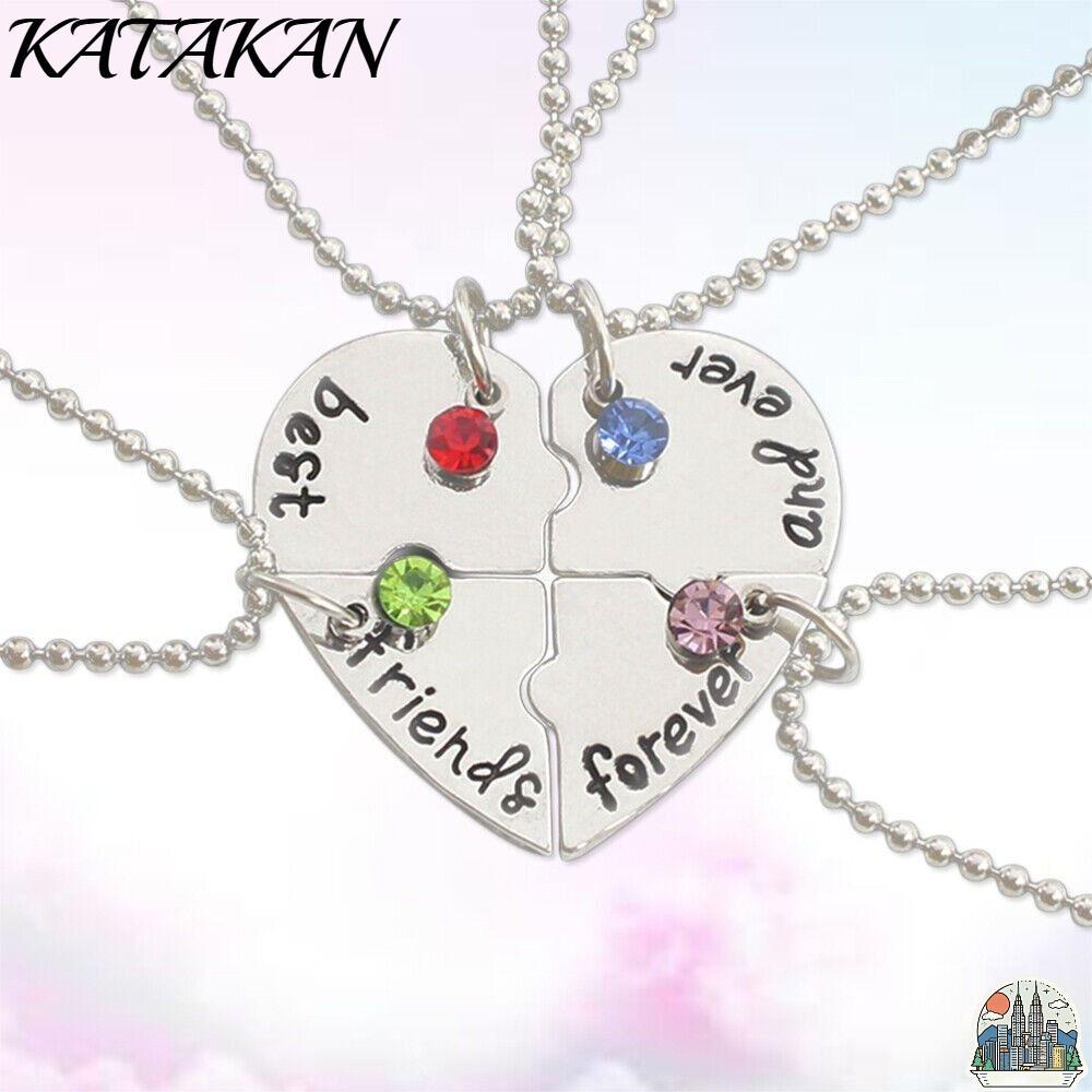 KATAKAN 4 Bff สร้อยคอแฟชั่น Love สร้อยคอสตรีที่ดี