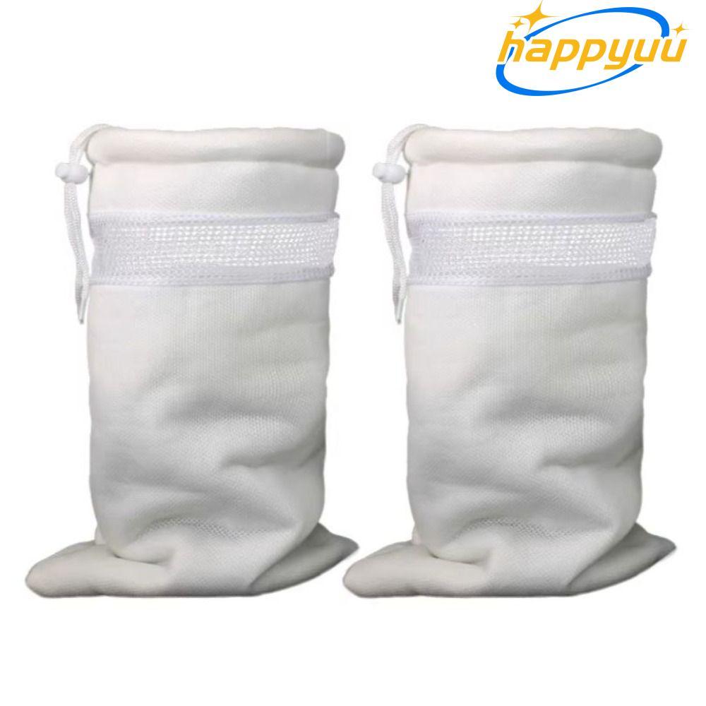 HAPPYUU ถุงกรองถังปลา,ล้างทําความสะอาดได้ความหนาแน่นสูง Anti-over Flow กระเป๋า, Anti-Flow Reusable ห