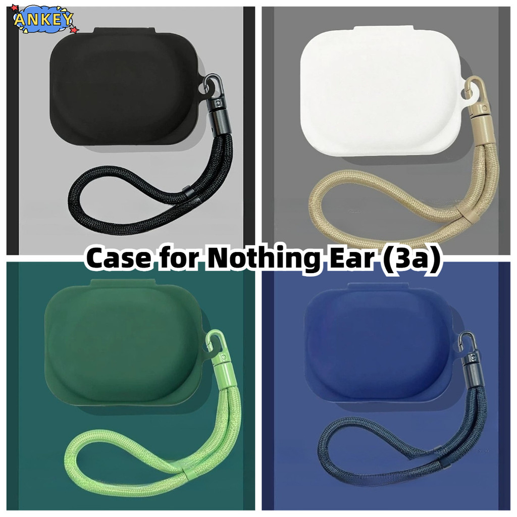 Compatible with Nothing Ear (3a) Bluetooth Earphone Silicone Protective Case for Nothing Ear (3a) Cu