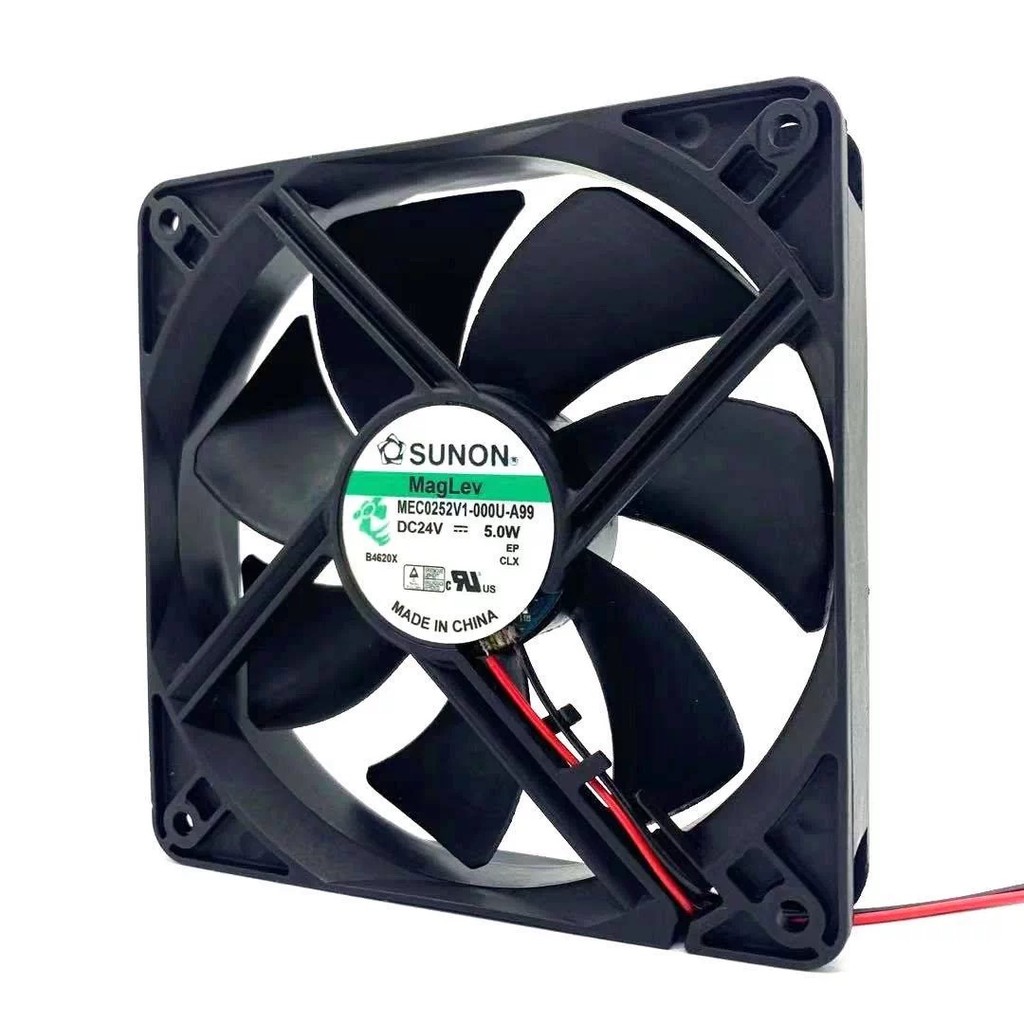 ของแท้ SUNON MEC0252V1-000U-A99 24V 12025 5.0w พัดลมเงียบ
