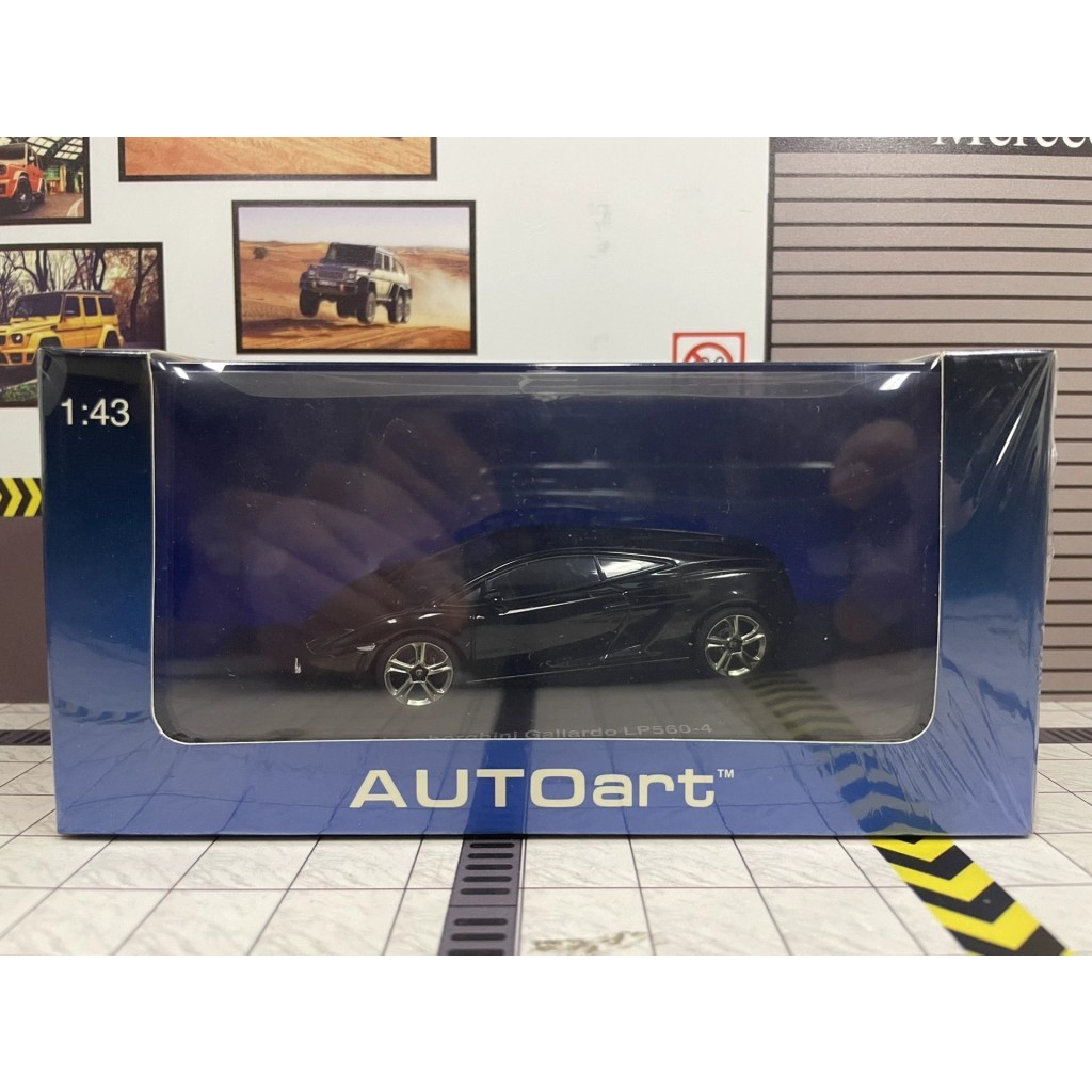 [สต๊อกพร้อม] 1/43 autoart autoart Lamborghini Galado lp560-4 สีดํา