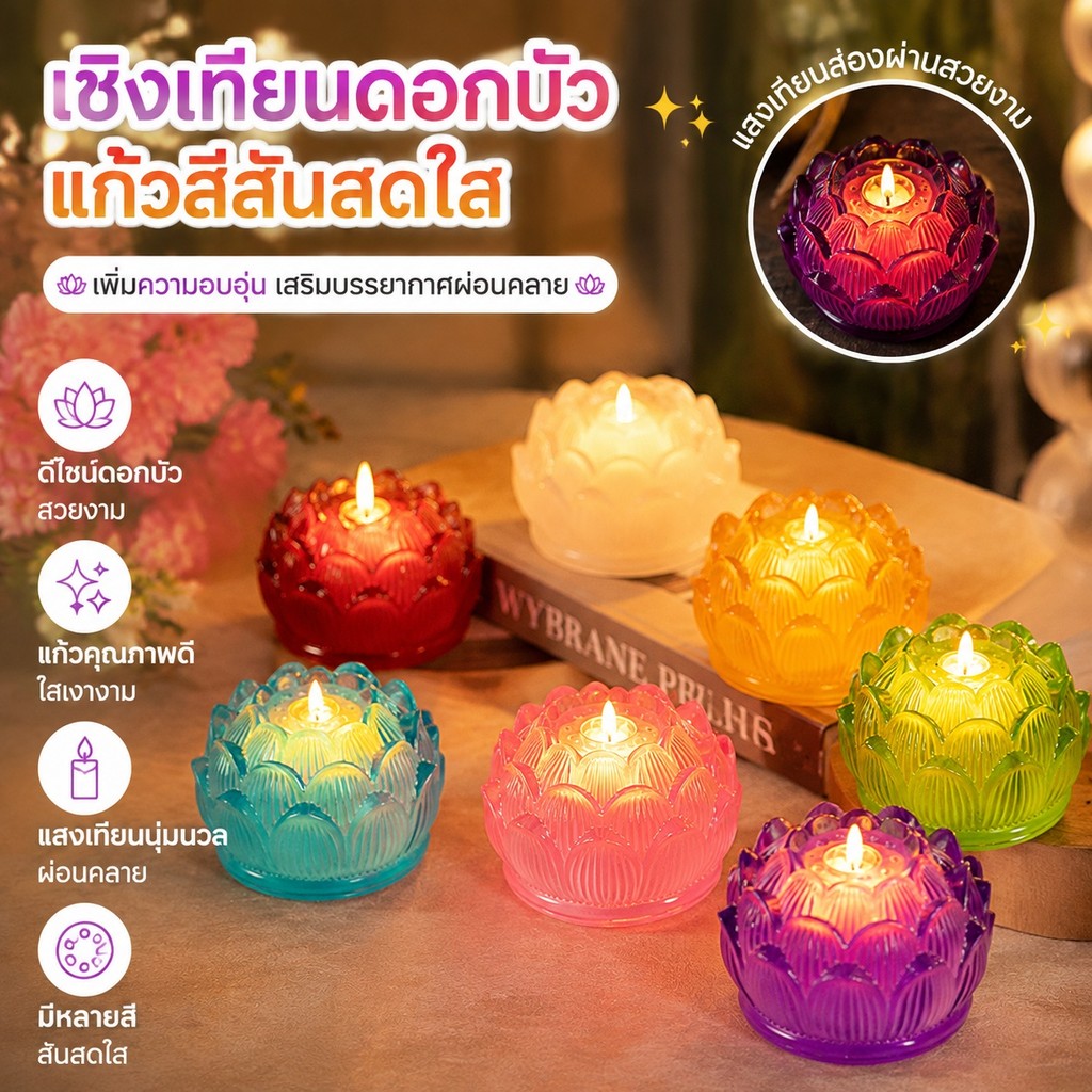 ขายร้อน Deepavali LED เทียนอิเล็กทรอนิกส์แบบชาร์จไฟได้ Diwali โคมไฟดอกบัวแบตเตอรี่ดําเนินการตาราง De